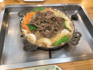 晩御飯はジンギスカン！