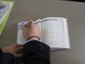 和気閑谷高校の生徒は全員持っている「論語手帳」。セルフマネジメントができるように手帳を活用しましょう！