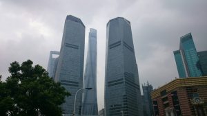 上海中心部の様子