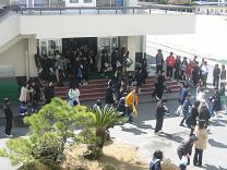 入学予定者登校日