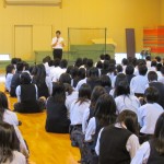 修学旅行結団式