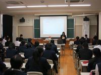 吉永中学校キャリア学習会に参加しました