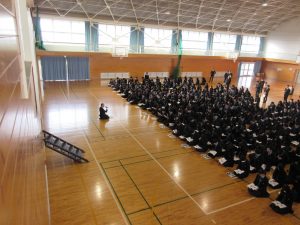 ３学期始業式を行いました