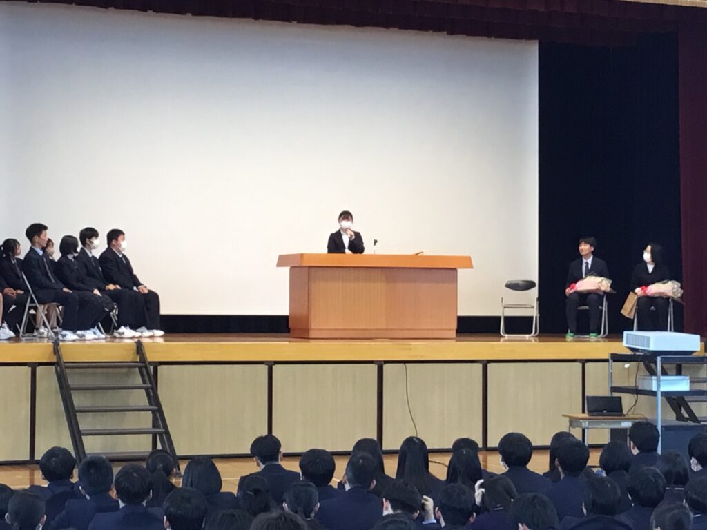 転任式を行いました