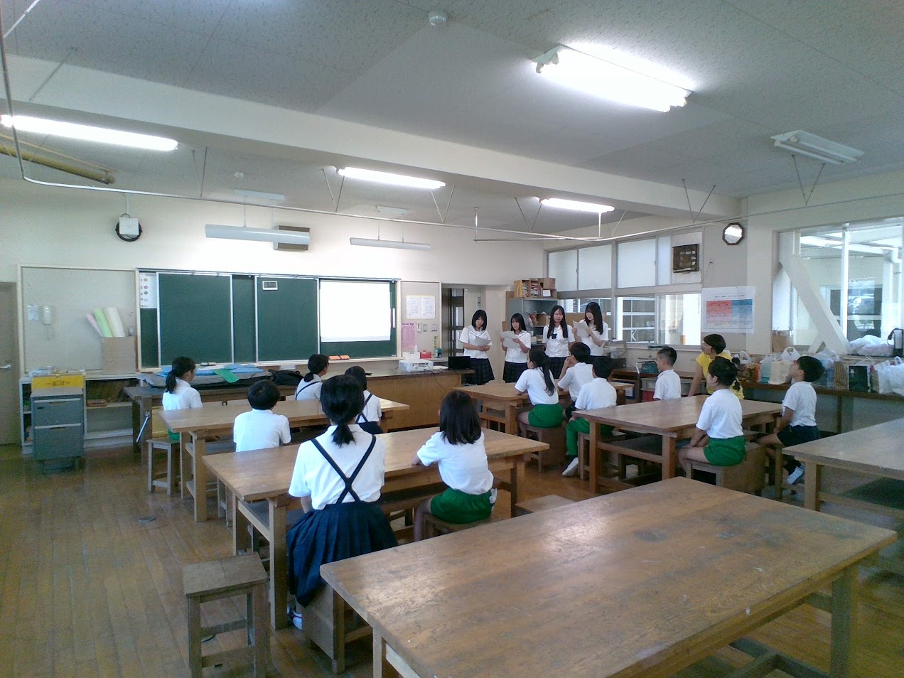 本荘小学校との交流学習