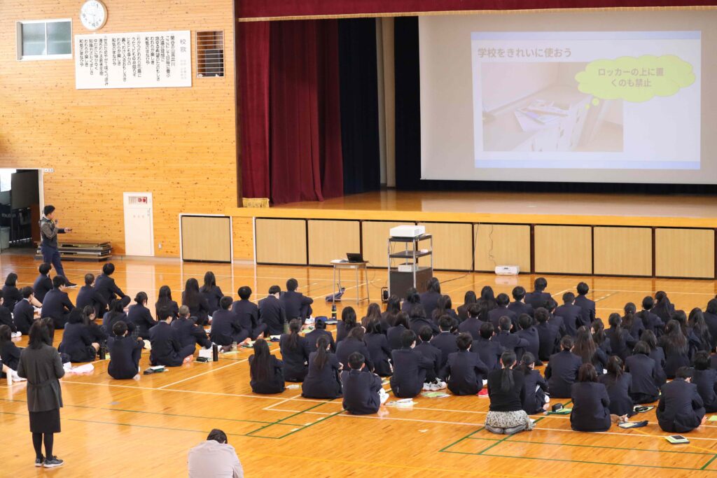 １年生が初めての学年行事を行いました！