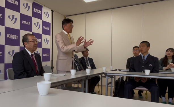 和気町地域学習交流センター入所式