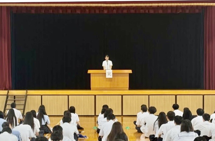校長日記 26.09.02  〜「実」を結ぶ、実り多き２学期のスタート〜